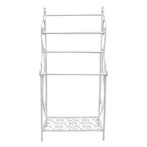 White metal towel rack sale